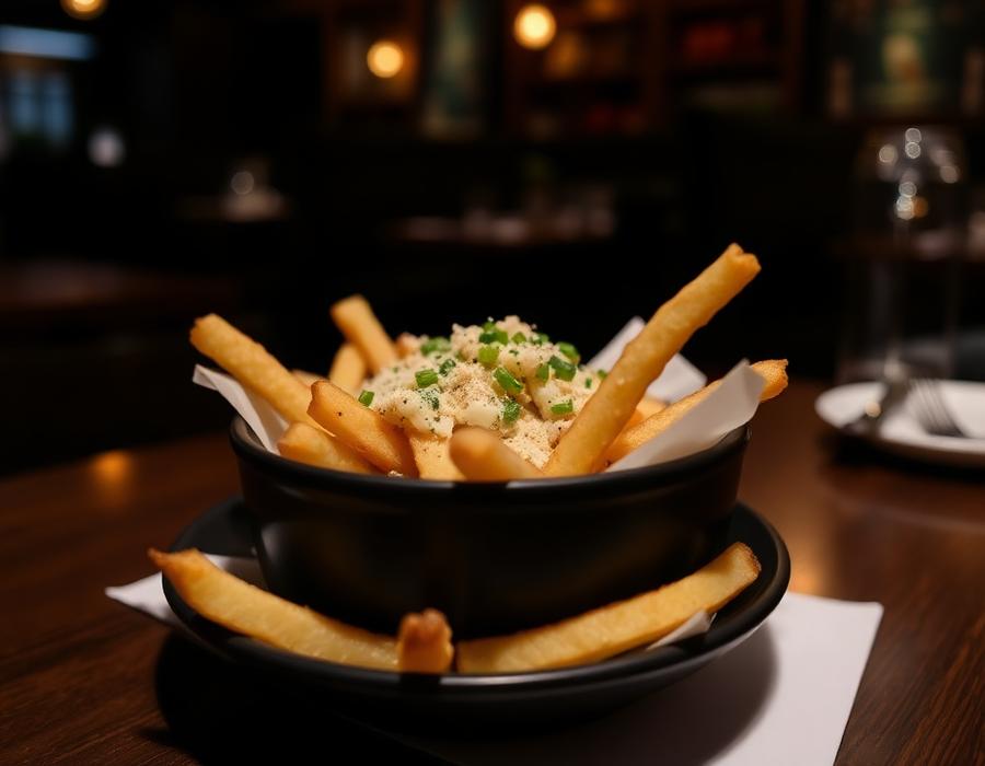 Truffle parmesan fries